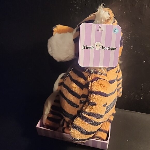 Save Our Earth Now Friends Boutique  Tiger  Plush Stuffed Animal Newborn And Up - Picture 3 of 7